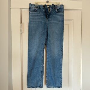 Madewell Women’s Blue Jeans, 90s Straight, Size 28